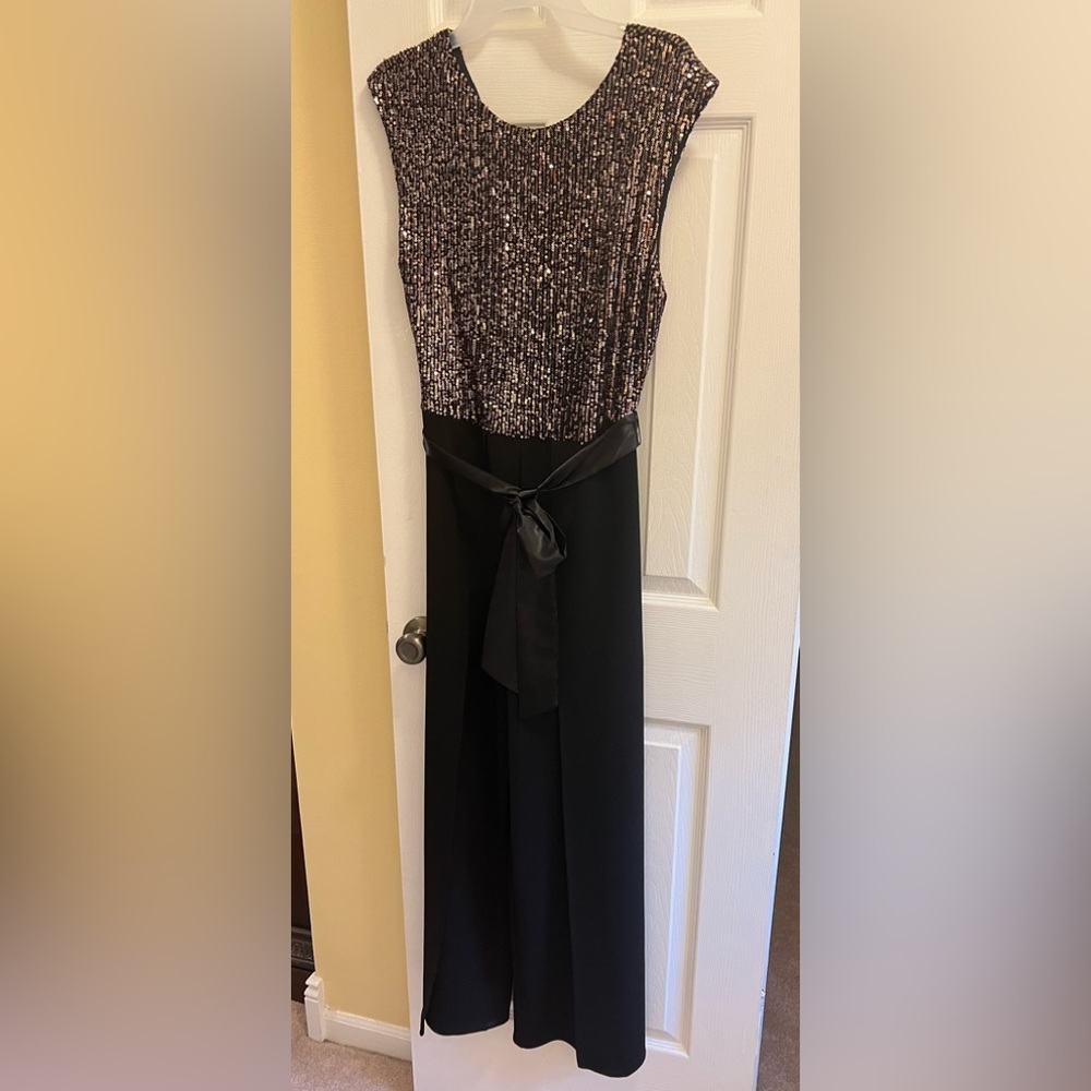 Sequin top jumpsuit
